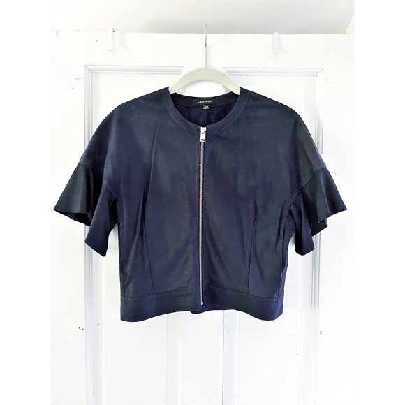 Anthropologie LAMARQUE Anona Leather Jacket - Picture 6 of 11